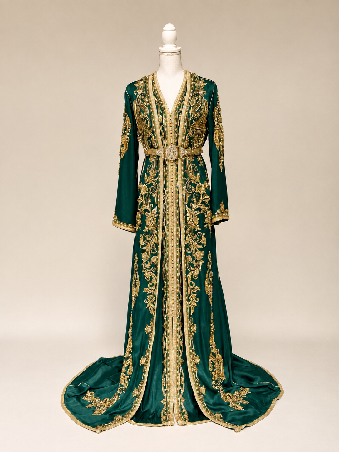 Takchita Sur — Emerald Green & Gold