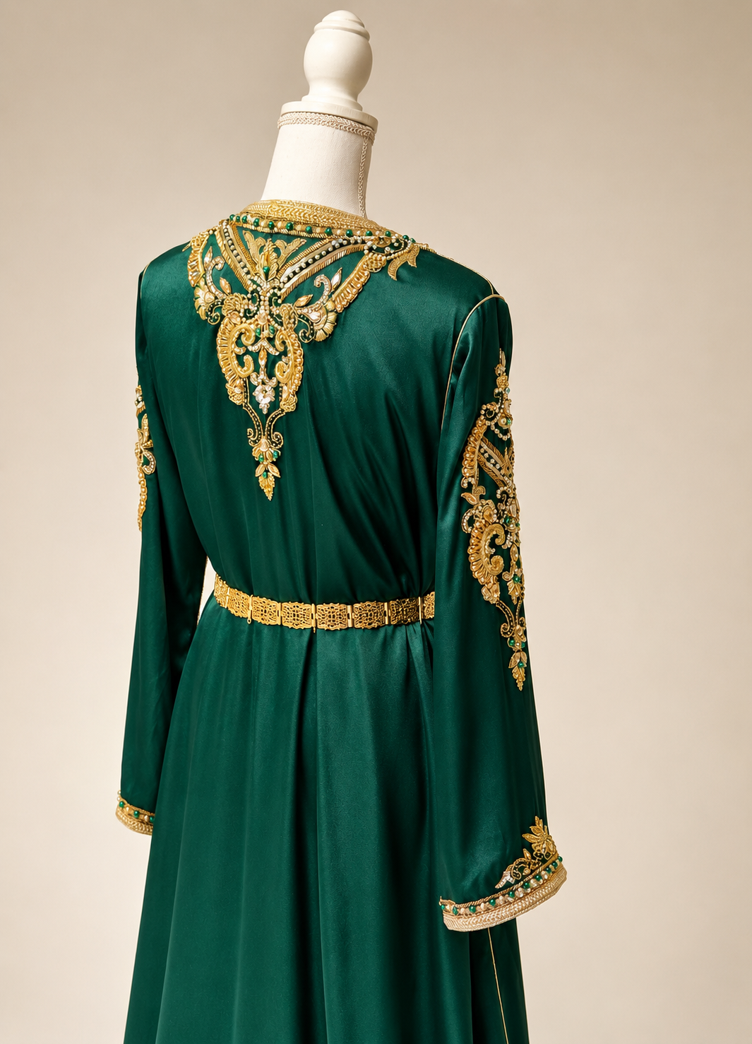 Takchita Sur — Emerald Green & Gold